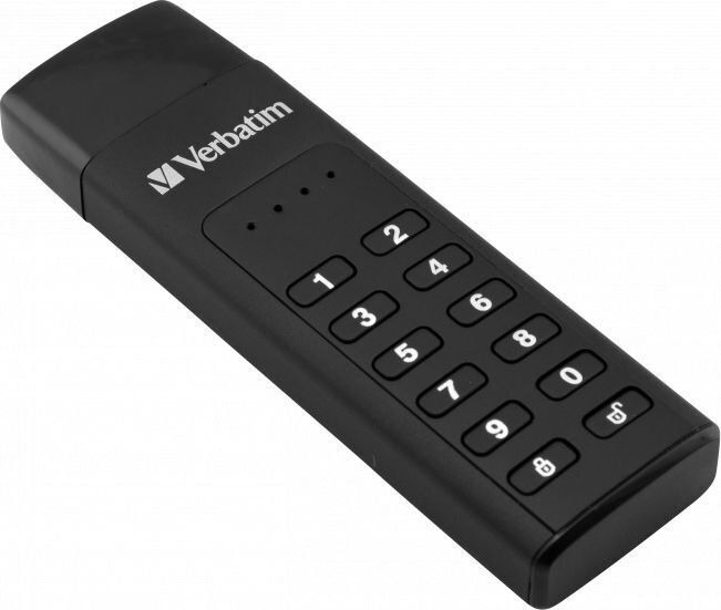 Flash USB 3.1 128GB Verbatim Secure Keypad hinta ja tiedot | Muistitikut | hobbyhall.fi