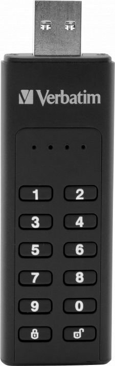 Flash USB 3.0 64GB Verbatim Secure Keypad hinta ja tiedot | Muistitikut | hobbyhall.fi