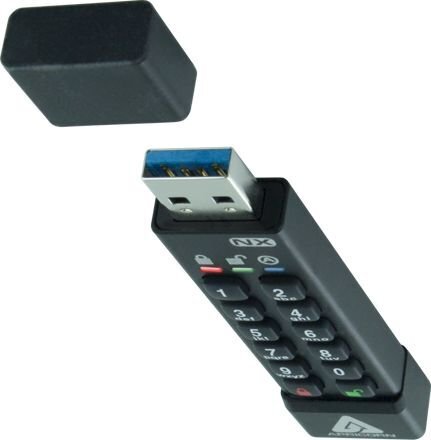Flash S-USB 3.0 128GB Apricorn SecureKey hinta ja tiedot | Muistitikut | hobbyhall.fi