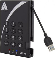 HDD ext. 2,5 1TB Apricorn Aegis Padl. hinta ja tiedot | Apricorn Tietokoneet ja pelaaminen | hobbyhall.fi