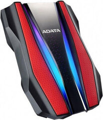 Adata HD770G 2 Tt USB3 punainen hinta ja tiedot | Ulkoiset kovalevyt | hobbyhall.fi