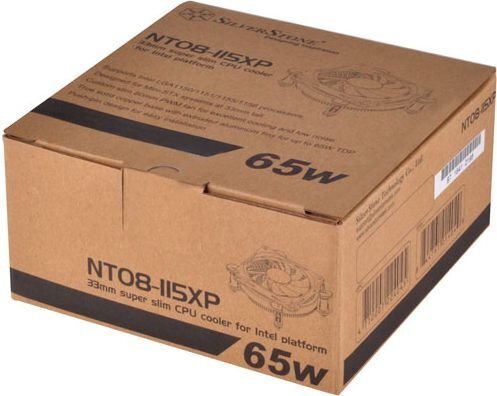 SilverStone 80 mm (SST-NT08-115XP) hinta ja tiedot | Prosessorin jäähdyttimet | hobbyhall.fi