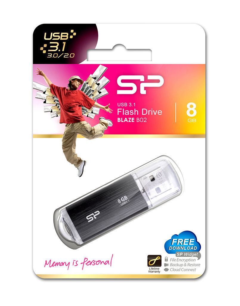 Silicon Power Blaze B02 8GB 3.0 hinta ja tiedot | Muistitikut | hobbyhall.fi