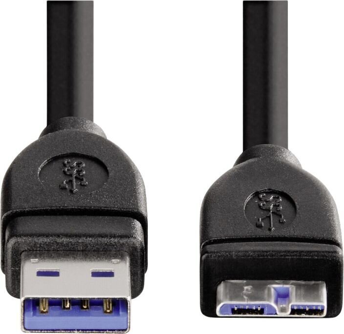 HAMA MICRO USB 3.0 CABLE SHIELDED 1,8M hinta ja tiedot | Kaapelit ja adapterit | hobbyhall.fi