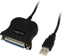 LogiLink - Adapter USB do DSUB-25pin, 1,5m hinta ja tiedot | Logilink Tietokoneiden lisävarusteet | hobbyhall.fi