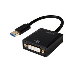 LogiLink - Adapter USB3.0 do DVI hinta ja tiedot | Logilink Tietokoneiden lisävarusteet | hobbyhall.fi