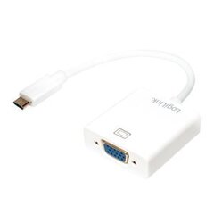 LogiLink - Adapter VGA do USB-C hinta ja tiedot | Logilink Tietokoneiden lisävarusteet | hobbyhall.fi