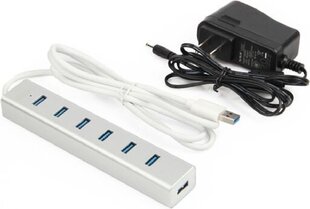Unitek Hub 7x USB 3.0, BC 1.2, Alu., Y-3090 hinta ja tiedot | Adapterit | hobbyhall.fi