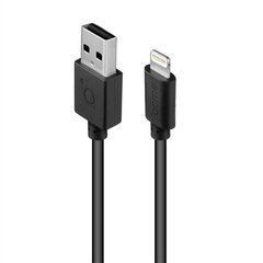 Acme CB1032 Lightning USB A 2 m musta hinta ja tiedot | Puhelinkaapelit | hobbyhall.fi