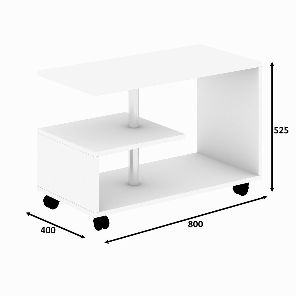 Sohvapöytä Kalune Design Karanfil, ruskea hinta ja tiedot | Sohvapöydät | hobbyhall.fi