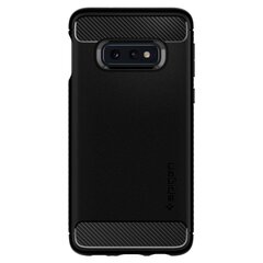 Spigen Rugged Armor, Samsung Galaxy S10e:lle, musta hinta ja tiedot | Puhelimen kuoret ja kotelot | hobbyhall.fi