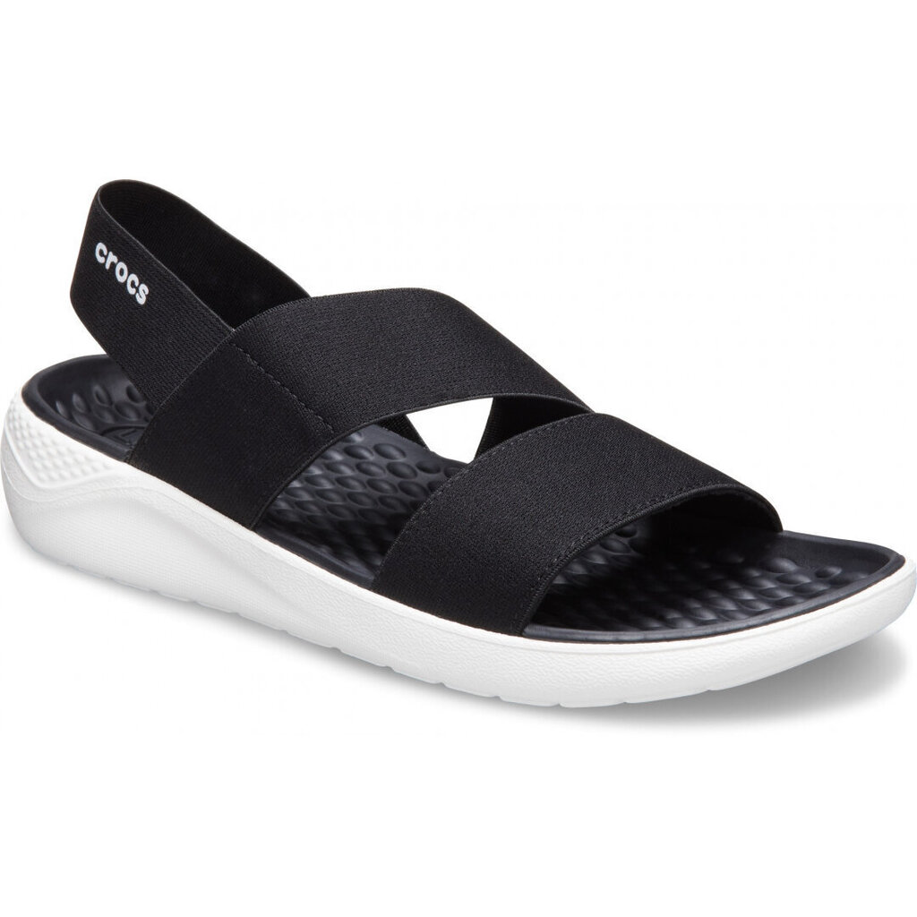 Crocs™ naisten vapaa-ajan kengät Literide Stretch Sandal Womens, musta hinta ja tiedot | Naisten avokkaat ja sandaalit | hobbyhall.fi