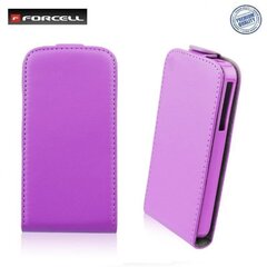 -Forcell Flexi Slim Flip Samsung G900 Galaxy S5 pystysuora kotelo silikonipidikkeessä violetti hinta ja tiedot | Puhelimen kuoret ja kotelot | hobbyhall.fi