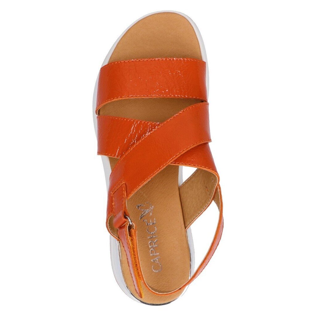 Caprice naisten sandaalit nahkaa, oranssi hinta ja tiedot | Naisten avokkaat ja sandaalit | hobbyhall.fi