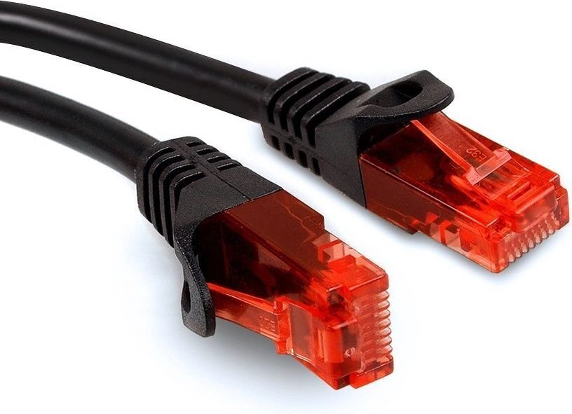 Maclean MCTV-742 Patchcord UTP cat6 Cable plug-plug 3m black hinta ja tiedot | Kaapelit ja adapterit | hobbyhall.fi