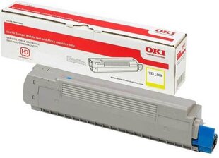 OKI - C823/833/843 7k YELLOW 46471101 hinta ja tiedot | Laserkasetit | hobbyhall.fi