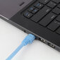 Unitek Cable Patchcord UTP CAT.6 BLUE 3M; Y-C811ABL hinta ja tiedot | Kaapelit ja adapterit | hobbyhall.fi