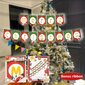 '1 Set Christmas Aakkoset Viiri, Juhla Koriste, Ovi Koriste Lippu, Halloween, Joulu, Kiitospäivä Lahja.' hinta ja tiedot | Sisustustuotteet | hobbyhall.fi