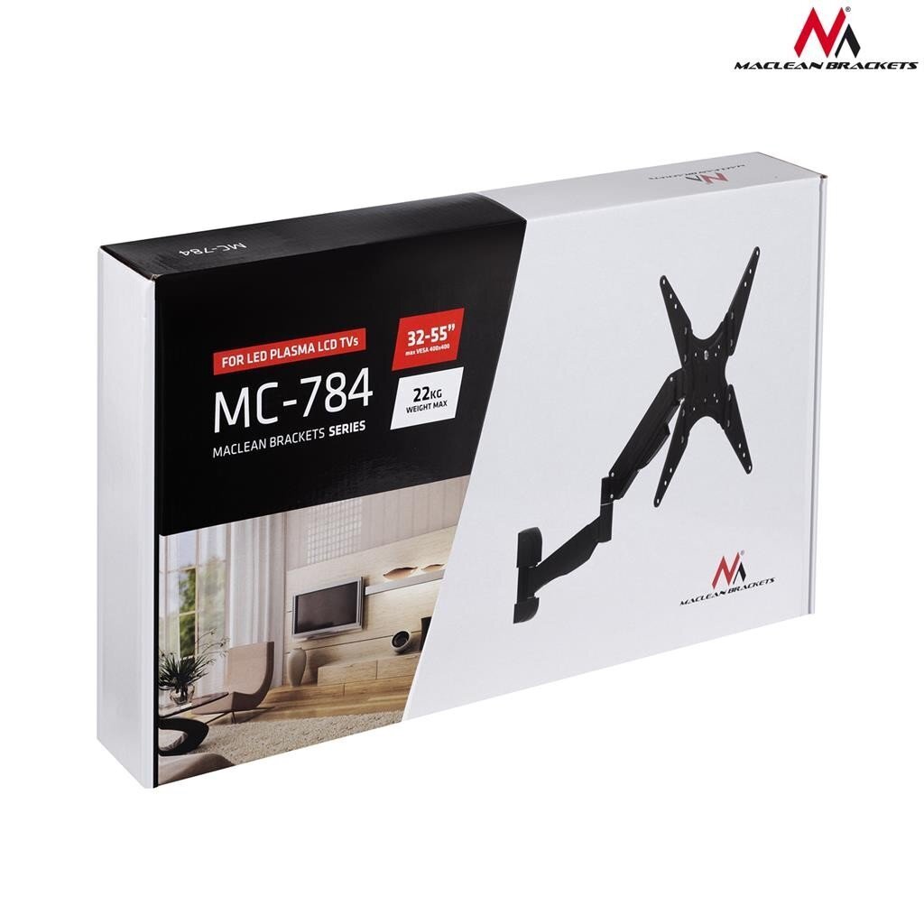 Maclean MC-784 32-55" hinta ja tiedot | TV-seinätelineet | hobbyhall.fi