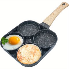 1 kpl 4 reiän munanpaistinpannu tarttumaton omelet pannu. hinta ja tiedot | Paistinpannut | hobbyhall.fi