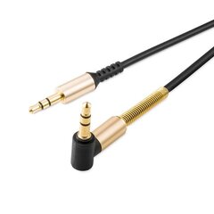 Audiosovitin Hoco UPA02 AUX 3,5–3,5 mm, musta hinta ja tiedot | Kaapelit ja adapterit | hobbyhall.fi