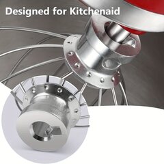 1 kpl KN256WW 6-johtoinen Vispilä KitchenAid 4.5-5 Quart Kulhonostoipu Sekoittajaan, Vatkain Ruostumattomasta Teräksestä Taikina Munavaahto. hinta ja tiedot | Sähkövatkaimet ja maidonvaahdottimet | hobbyhall.fi