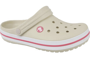 Crocs™ vapaa-ajan kengät Crocband, beige hinta ja tiedot | Naisten sandaalit ja tossut | hobbyhall.fi