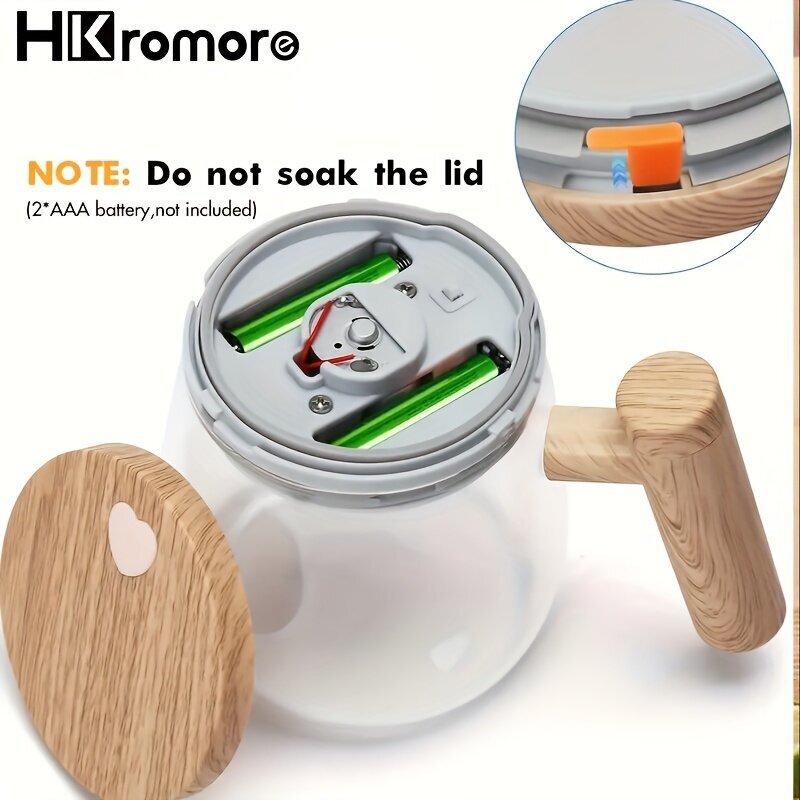 HKromore 1kpl 400ML Sekoittava Muki, Sähkökäyttöinen Lasinen Kahvimuki. hinta ja tiedot | Termoskannut ja termosmukit | hobbyhall.fi