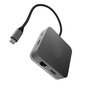 USB-keskitin Green Cell HUB2 USB-C, 3xUSB 3.0, Ethernet 1Gbps, HDMI 4K, DEX Nintendo Switch Apple hinta ja tiedot | Adapterit | hobbyhall.fi