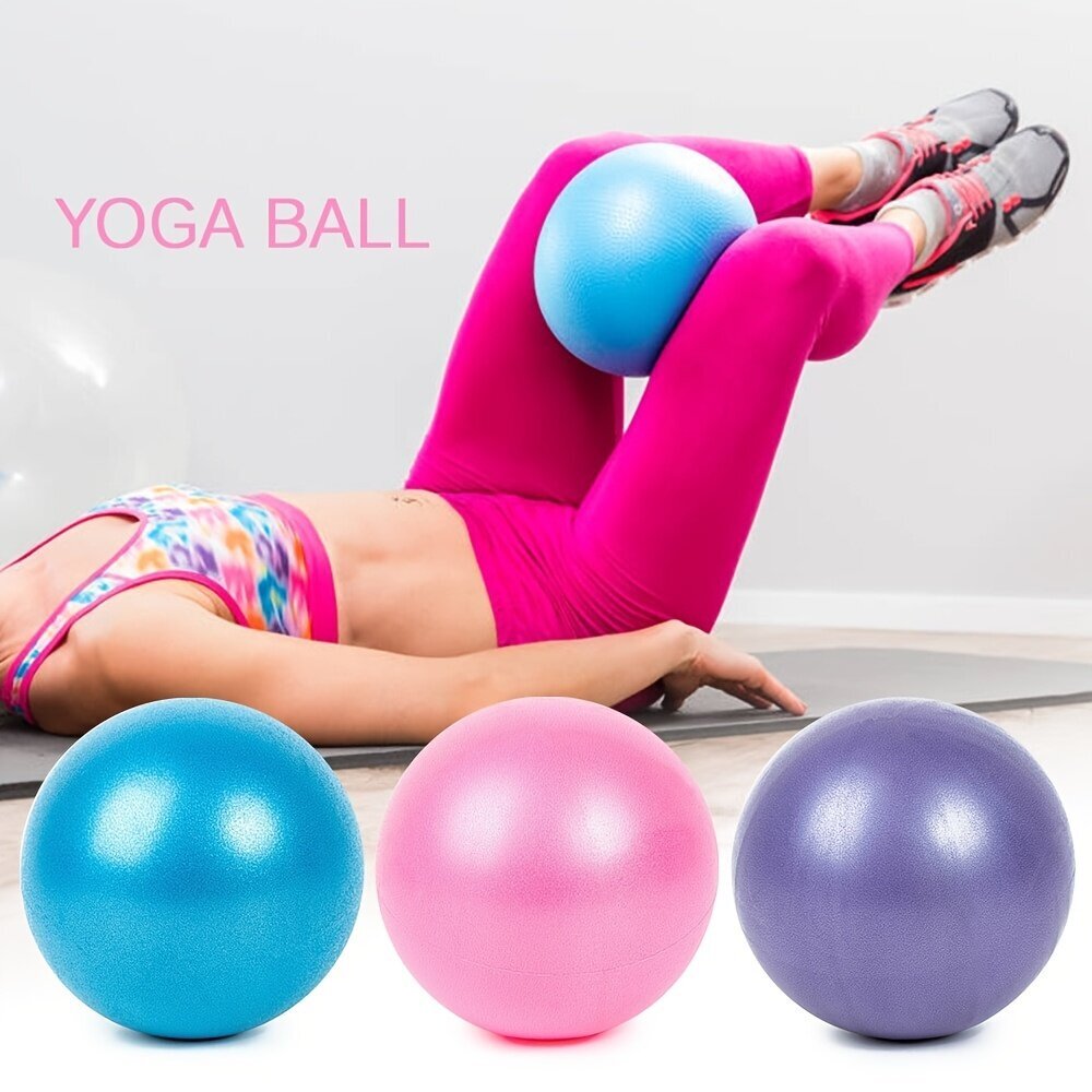 1kpl Mini Pilates Jooga Pallo Koti Harjoittelu Tasapaino Terapiapallo 24.89 cm hinta ja tiedot | Voimistelupallot | hobbyhall.fi