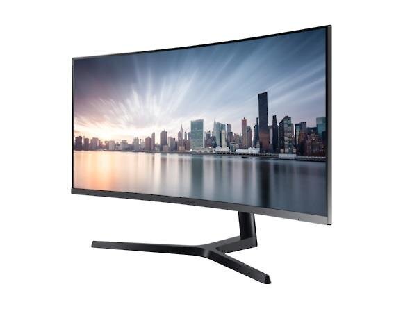 Samsung 34" UltraWide QHD QLED näyttö LC34H890WGUXEN hinta ja tiedot | Näytöt | hobbyhall.fi