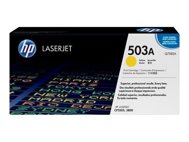 HP Q7582A, keltainen hinta ja tiedot | Laserkasetit | hobbyhall.fi