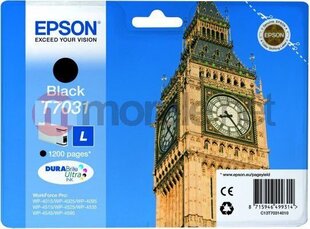 EPSON WP4000/4500 INK C. L BLACK 1.2K hinta ja tiedot | Mustekasetit | hobbyhall.fi