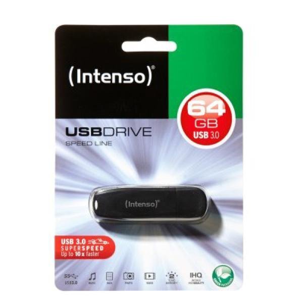 USB atmintukas INTENSO 3533490 USB 3.0 64 GB hinta ja tiedot | Muistitikut | hobbyhall.fi