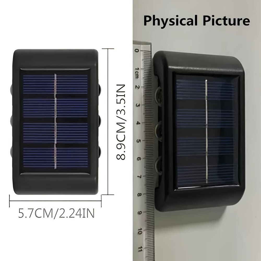 6/4/2kpl Aurinkokenno Seinävalo, Ulkona LED Kansi Lamppu Soveltuu Piha, Katu, Aita, Autotalli, Puutarha Täydellinen Koriste. hinta ja tiedot | Soittimien lisätarvikkeet | hobbyhall.fi