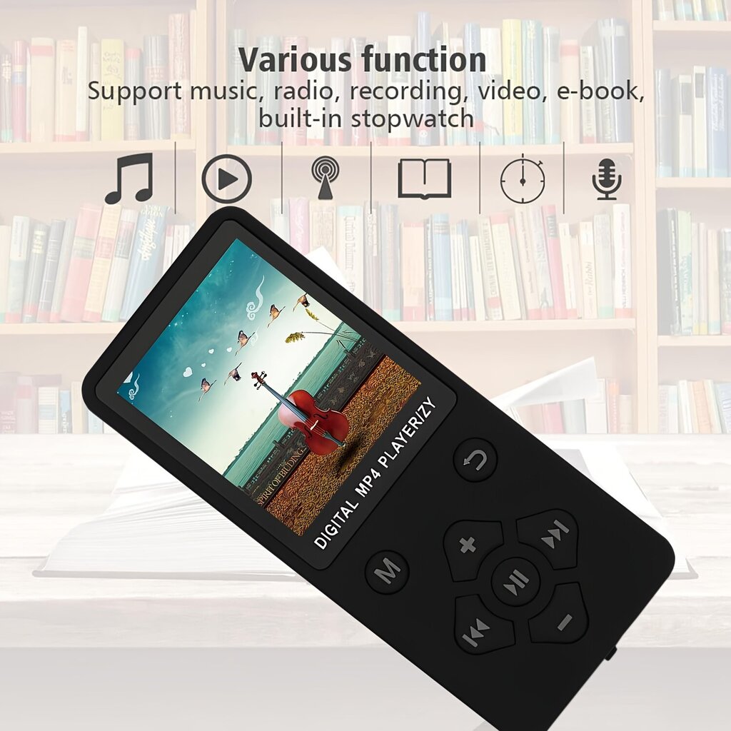 Kannettava MP3 MP4 Soitin, Musiikkisoitin Radio Tallennus Video Ebook. hinta ja tiedot | Pelikonsolitarvikkeet | hobbyhall.fi