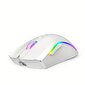 HXSJ Uusi 2.4G Langaton Hiiri RGB Valo Ladattava 4800DPI Säädettävä USB Plug and Play Optinen Pelihiiri Koti Toimisto Musta/Valkoinen hinta ja tiedot | Hiiret | hobbyhall.fi