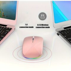 Wowssyo Kaksitilainen 5.1+2.4g Langaton Pelihiiri, USB-ladattava. hinta ja tiedot | Hiiret | hobbyhall.fi