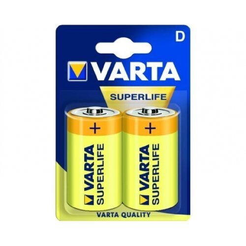 Paristot Varta Superlife D, 2 kpl hinta ja tiedot | Paristot | hobbyhall.fi