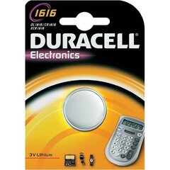 Tabletin akku Duracell CR1616 litium 3V hinta ja tiedot | Duracell Valaistus ja sähkölaitteet | hobbyhall.fi