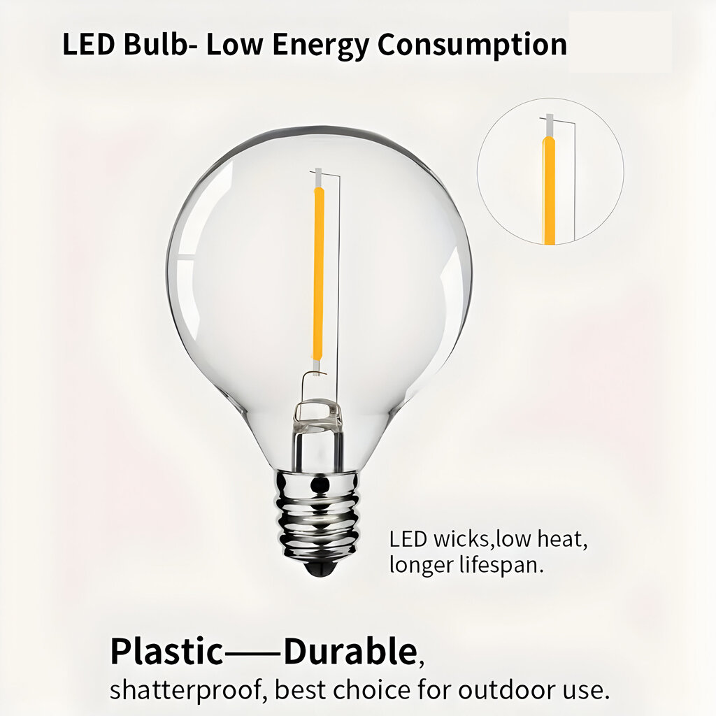 Ulkokäyttöön tarkoitettu LED-valosarja, 2700K, 30m, 50 LEDiä, LIVMAN RG-E12 hinta ja tiedot | Jouluvalot | hobbyhall.fi