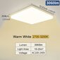 1kpl LED Kattovalaisin Neliö Energiatehokas Lamppu 16W/22W/34W/45W Lämmin Valkoinen Kylmä Valkoinen Neutraali Valo hinta ja tiedot | Kattovalaisimet | hobbyhall.fi