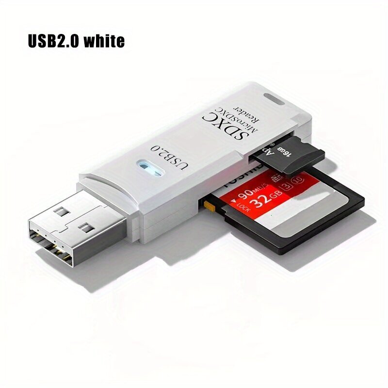 USB3.0 Mini SD/TF Kortinlukija, USB2.0 Mini SD Kortinlukija hinta ja tiedot | Adapterit | hobbyhall.fi