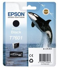 Epson T7601 Photo Black ink 26ml hinta ja tiedot | Mustekasetit | hobbyhall.fi