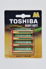 Toshiba Heavy Duty AA, Galvaaniset paristot 4 kpl hinta ja tiedot | Paristot | hobbyhall.fi