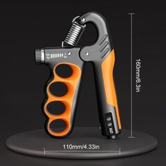 1kpl 5-100kg/11.02-220.46lbs Puristusvoimaharjoittelu, Mekaaninen Laskuri Käsitreenari, Sopii Kuntoutukseen. hinta ja tiedot | Treenivälineet | hobbyhall.fi