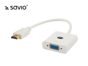 Elmak Savio CL-27B HDMI/D-Sub, VGA hinta ja tiedot | Adapterit | hobbyhall.fi