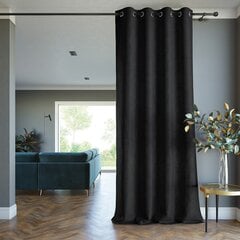 AmeliaHome Lamari -pimennysverho, musta, 140 x 250 cm hinta ja tiedot | AmeliaHome Verhot, verhotangot ja kaihtimet | hobbyhall.fi