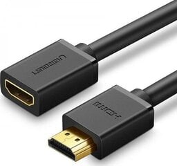 Ugreen HD107 HDMI kaapeli FullHD, 3D, 0,5 m, musta hinta ja tiedot | Ugreen Kodinkoneet ja kodinelektroniikka | hobbyhall.fi