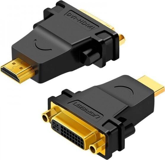 Adapteris Ugreen UGR306BLK HDMI - DVI-I hinta ja tiedot | Adapterit | hobbyhall.fi